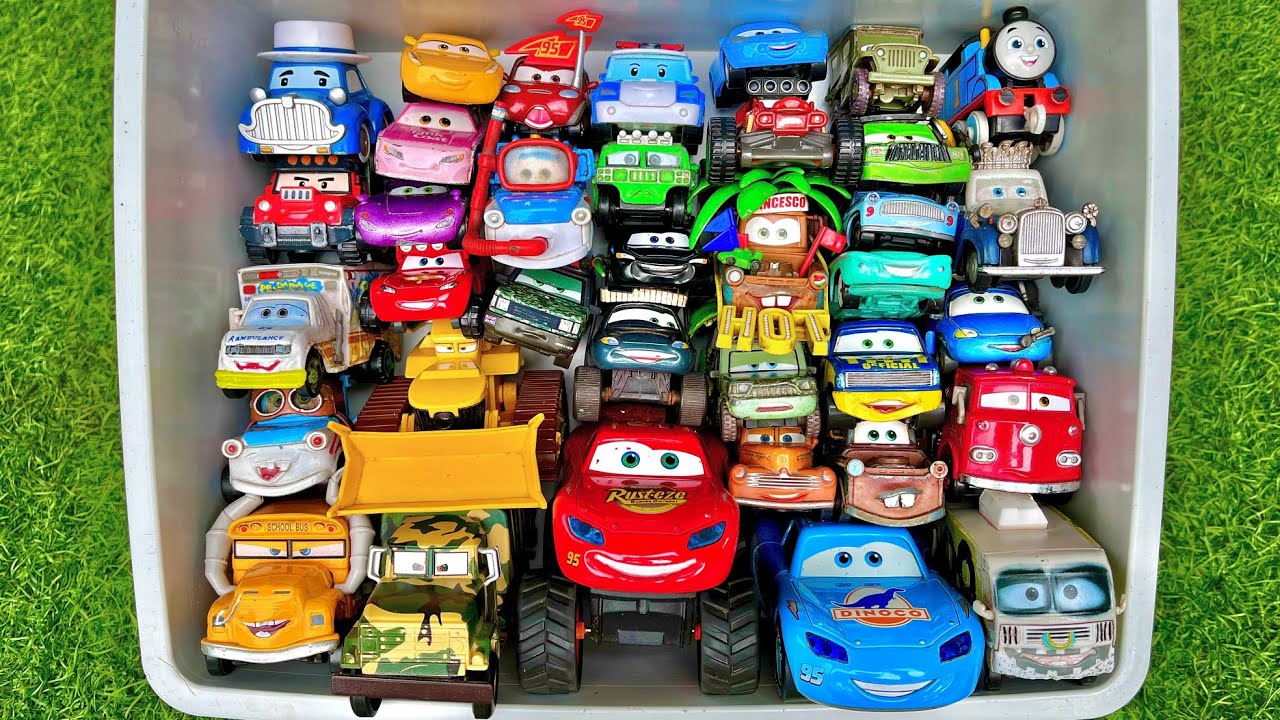 Disney Pixar Cars Unboxing Review | Lightning Mcqueen, Tow Mater, Doc Hudson, Sally Carrera, Cruz