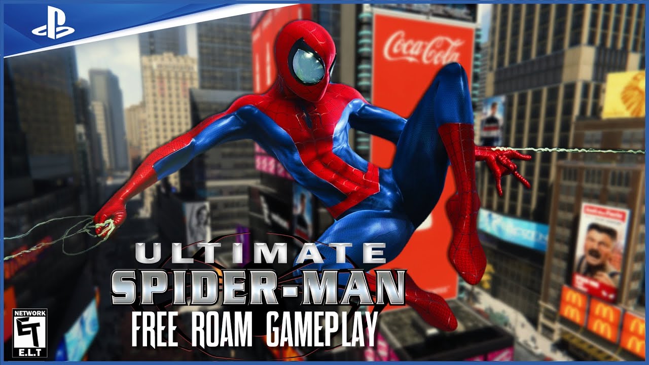 SPIDER-MAN (PC) Ultimate Comics Suit Mod Free Roam Gameplay