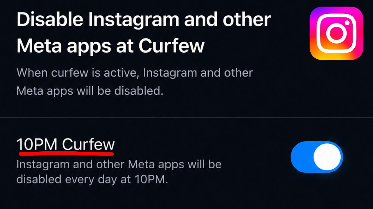 Instagram Just Got a Curfew