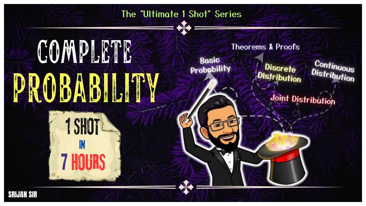 Probability 1 Shot | Concept + Problems | PYQs | Complete Revision | Engineering Mathematics