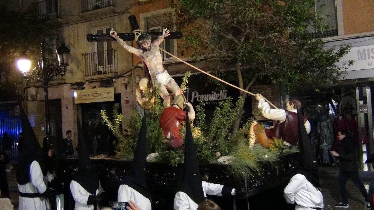 13 Lunes Santo - Cofradía de la Exaltación de la Santa Cruz - Semana Santa de Zaragoza 2023