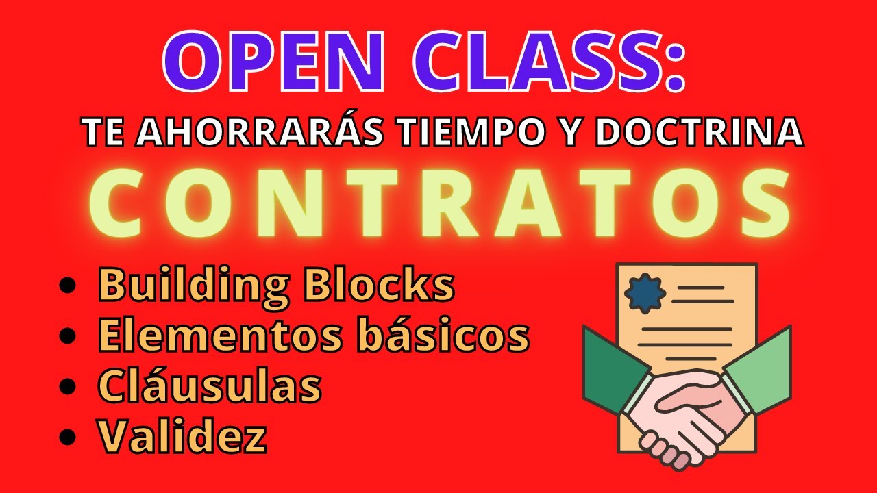 CLASE: ¿QUÉ ES UN CONTRATO? CONOCE LAS BUILDING BLOCKS