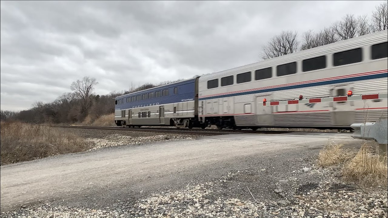 2 Rare Amtrak Catches! The Southwest Chief w/ a Surfliner Car & Phase II P42 #130 & a Fouled K5L!