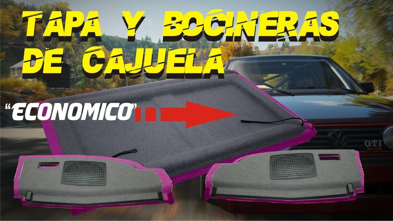 Restauración de porta bocinas y tapa de la cajuela de un golf Mk2 jetta Mk2