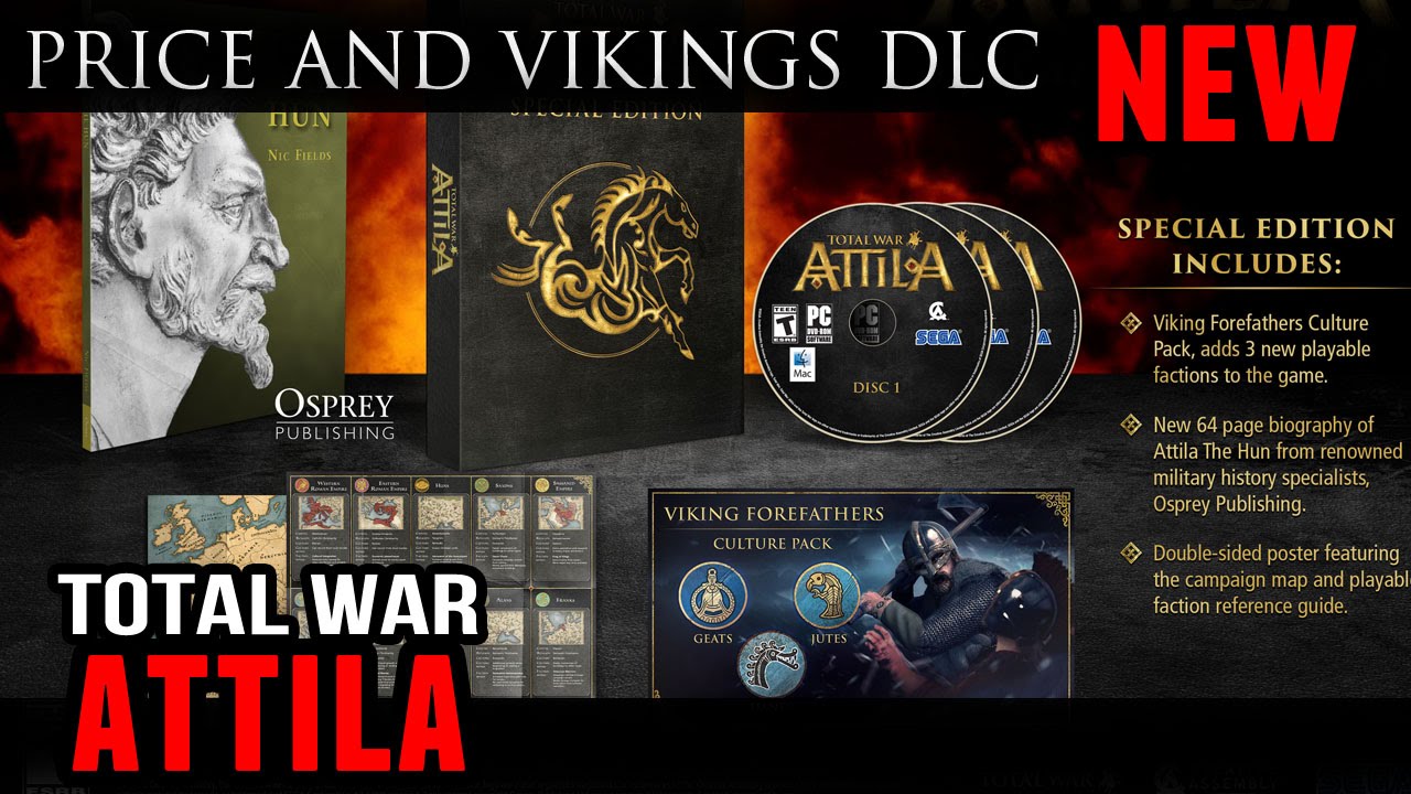 Price of Total War:Attila and Viking DLC