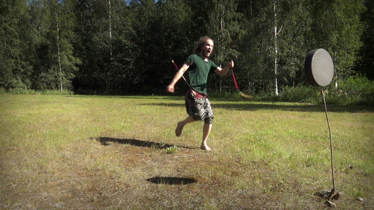 Bracing of the fleeing archer