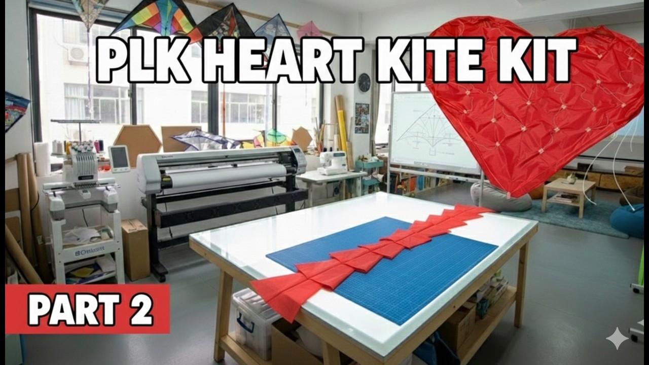 DIY HEART KITE | PART 2 | PLK KIT