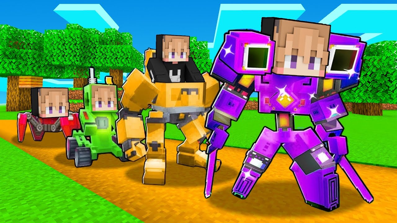 PERJALANAN MEMBUAT ROBOT PALING KUAT UNTUK MEMBASMI KEJAHATAN DI MINECRAFT!!