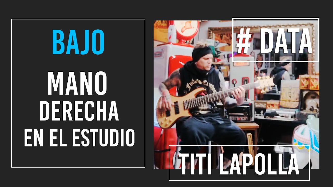 Sonar mejor en tus grabaciones (Mano derecha) / Bajo - Titi Lapolla 