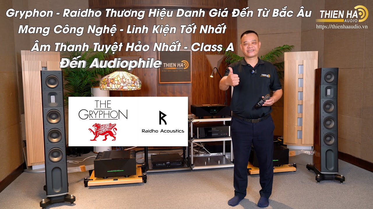 Raidho D3.1+Gryphon Essence Biểu Tượng Trường Tồn Hiend Đan Mạch - Phối Ghép Chuẩn Mực.