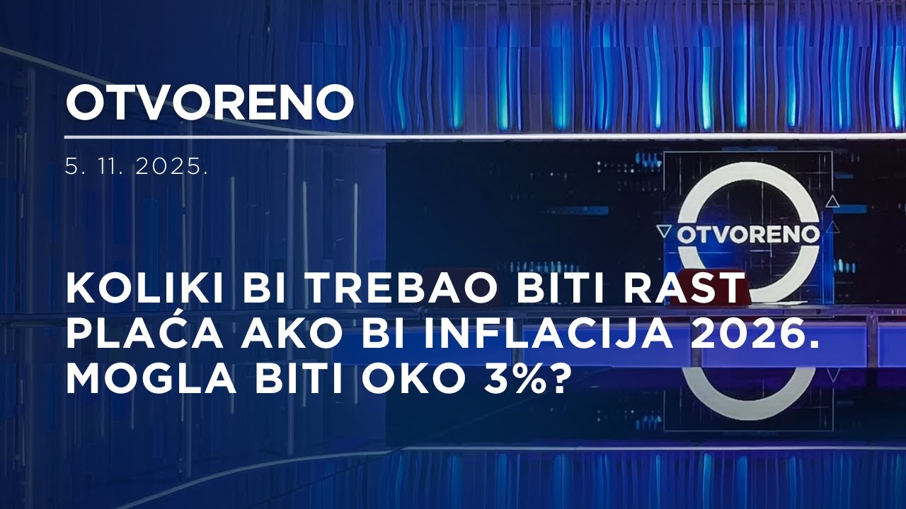 Otvoreno: Koliki bi trebao biti rast plaća ako bi inflacija 2026. mogla biti oko 3%?