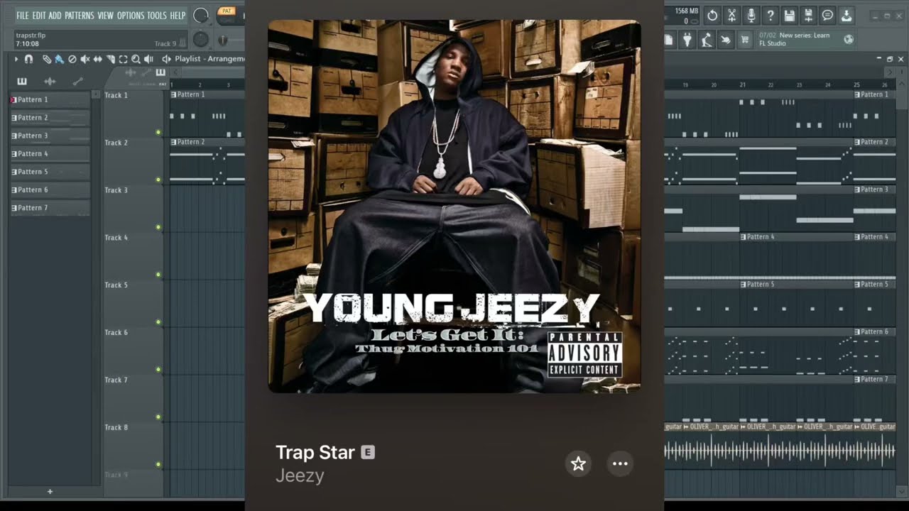 How to make Young Jeezy Trap Star x Fl Studio remake + FLP download 