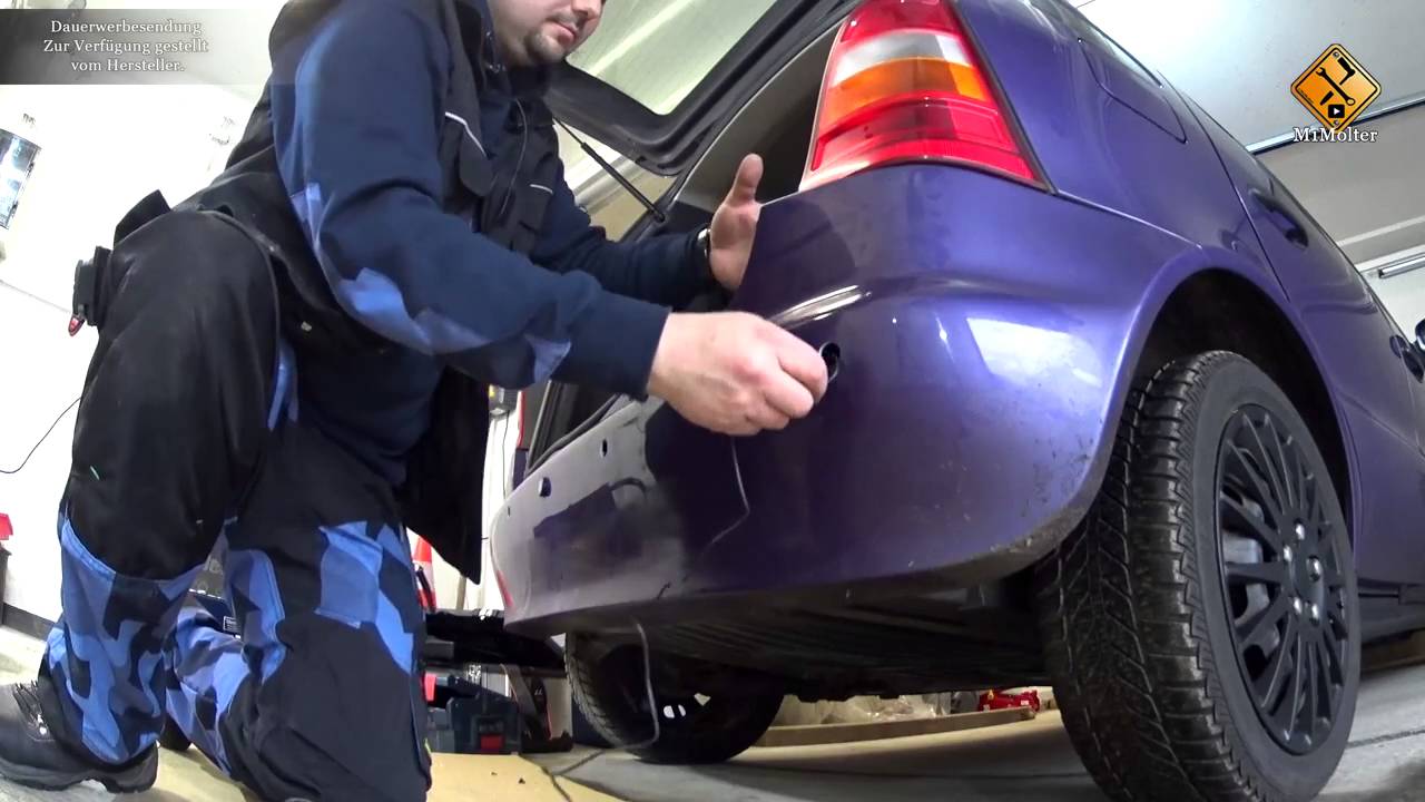 Einparkhilfe mit einem akustischen Signalgeber Einbau von M1Molter   YouTube 720p