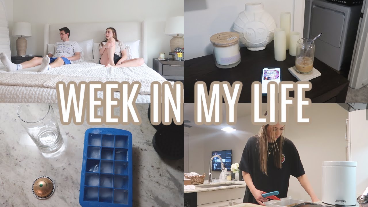 WEEK IN MY LIFE VLOG: bed gets delivered, home decor updates, drawer organization + skin updates