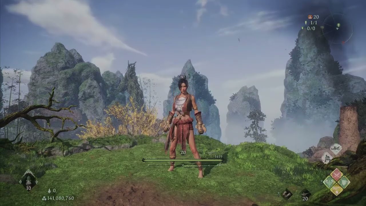 Wo Long Fallen Dynasty:Very powerful build-Lingbao with Caestus-NG++ Break enemy's spirit-No Damage