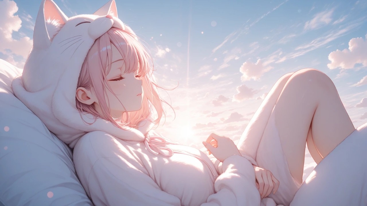 フリーBGM『雲の上でおやすみ』【chill/作業用BGM/配信用BGM/勉強用/】
