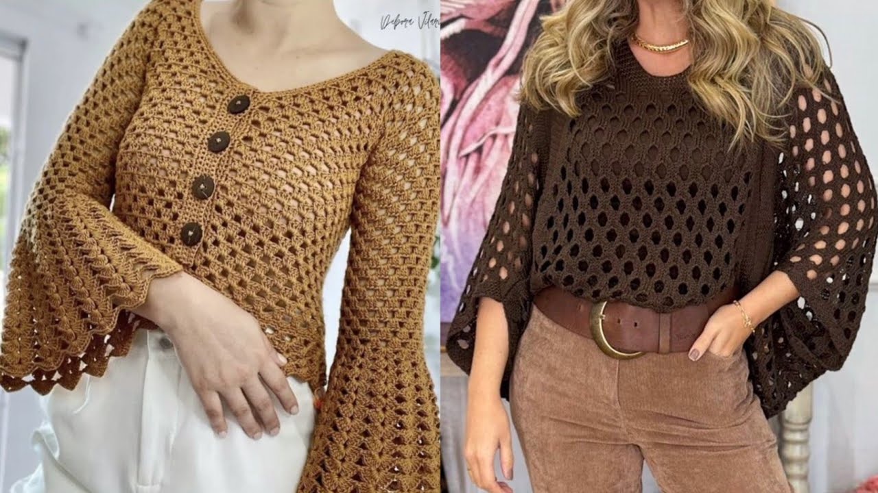 Modern Crochet Blouses That Look Super Expensive//Stylish Crochet Tops for Every Occasion | Ranked