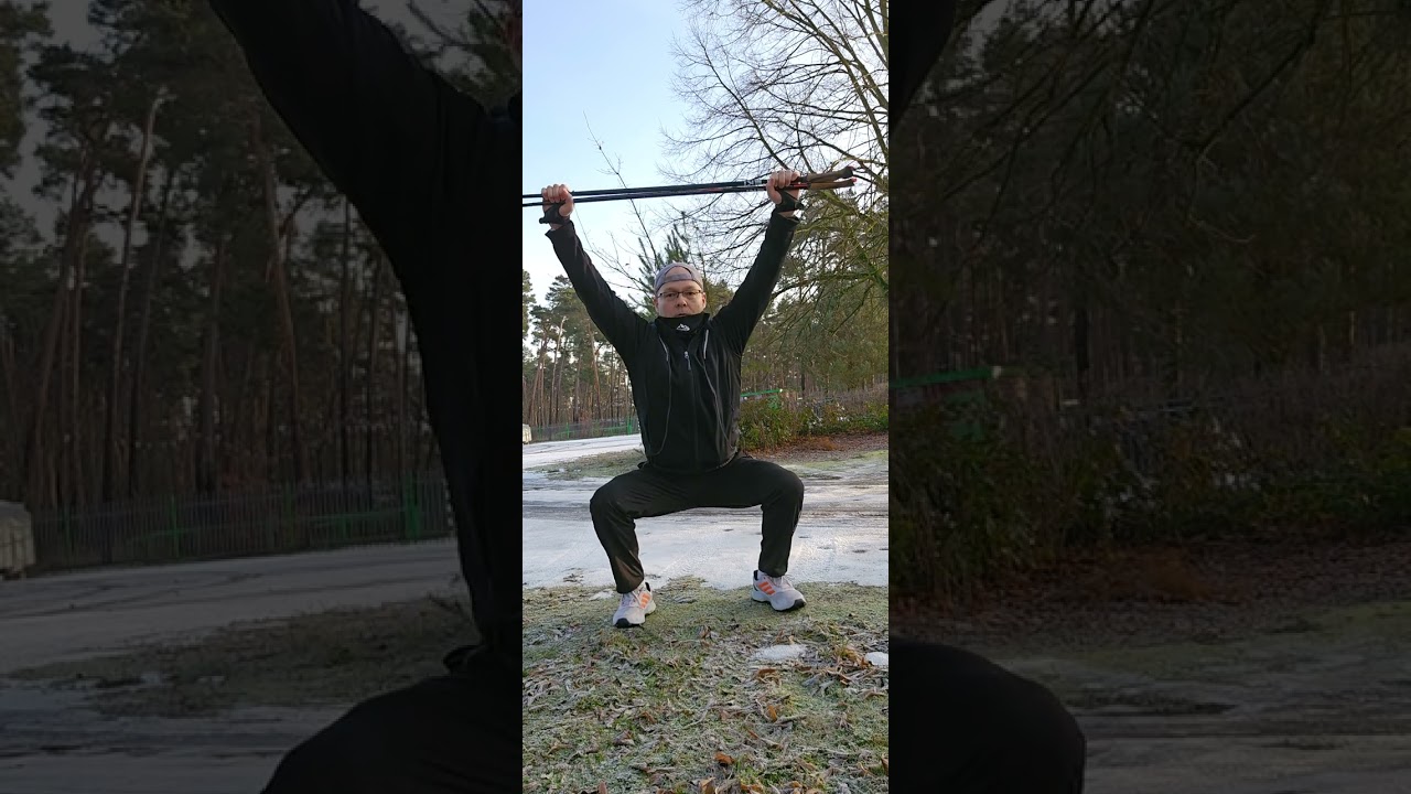 Übung Nr. 17 und heute gibt es ein kleines Warm-up um eine Nordic Walking Einheit zu starten.
