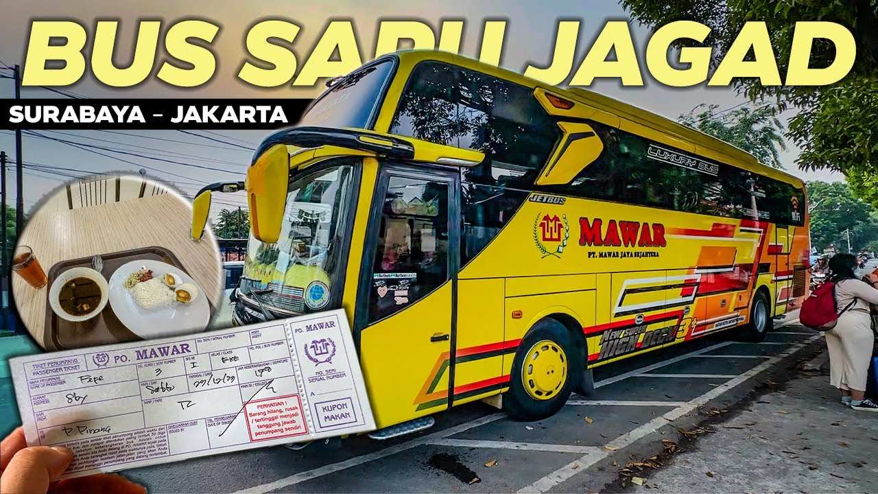 Trip Surabaya-Baduy Naik Bus Sapu Jagad PO. MAWAR Rute Surabaya-Jakarta via Full Tol Trans Jawa #1