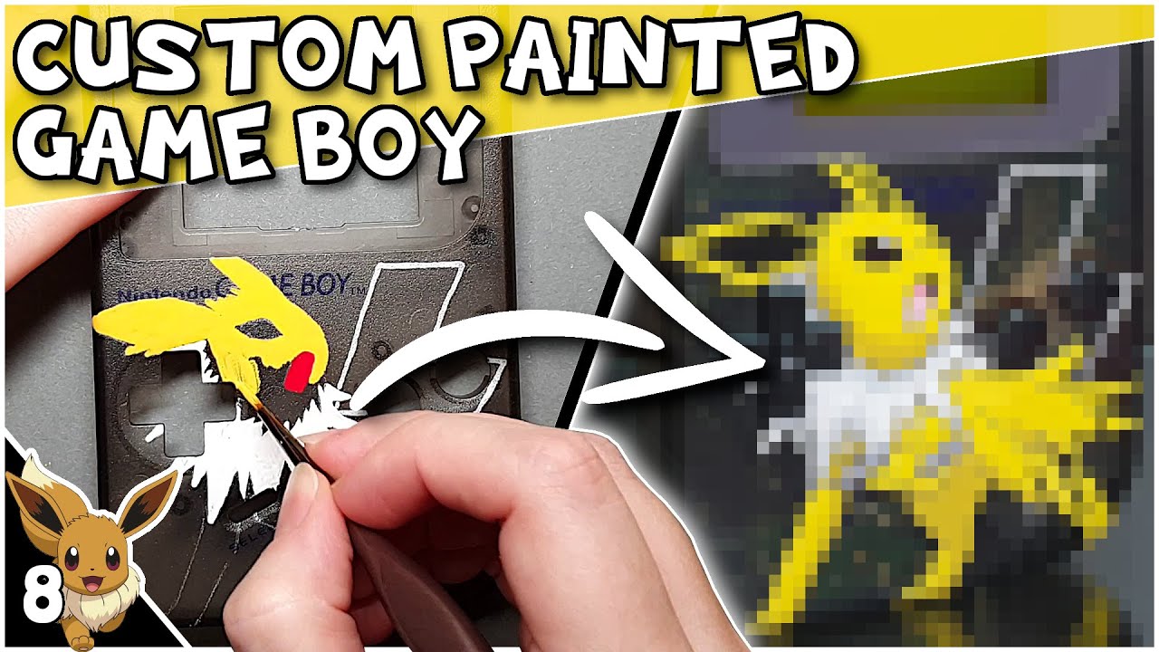 ⚡ The Most Electrifying Eeveelution – Jolteon ⚡ | LPE #8 (Custom Painted Nintendo Game Boy)