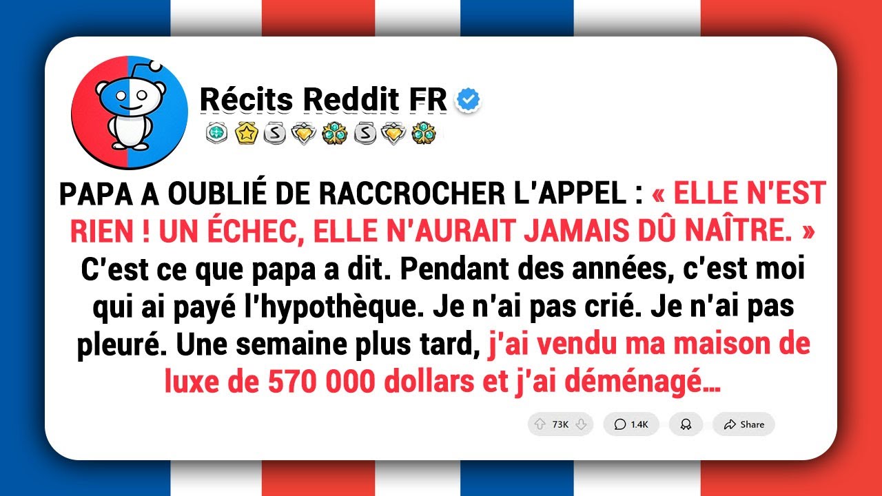 Papa m’a traité d’échec inutile, alors j’ai vendu la maison de 570 000 dollars dans laquelle il viv