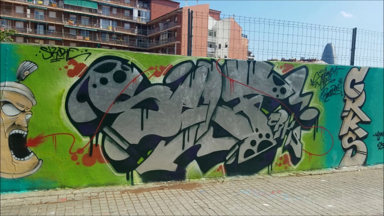 Graffiti in Barcelona Spain ~ Graffiti en Mucho Barrios de Espa&ntilde;a