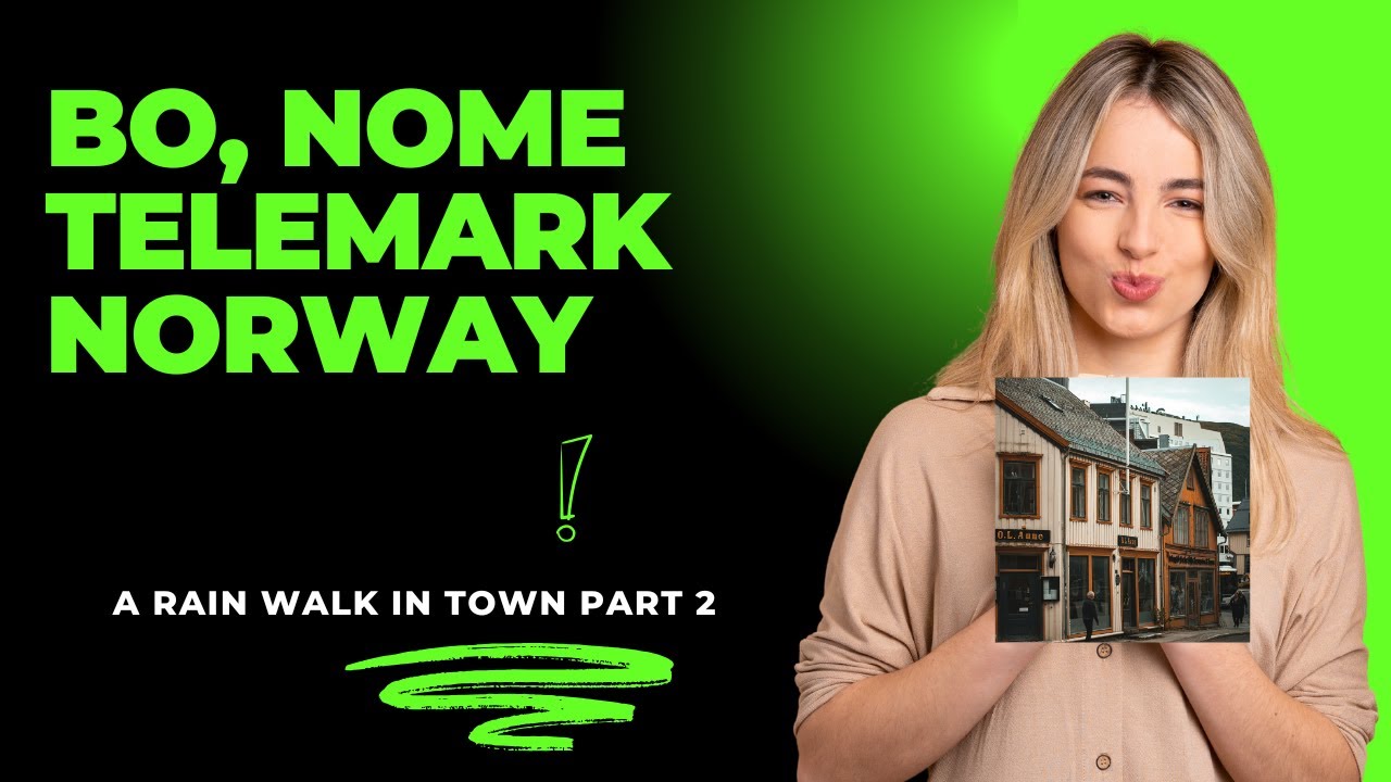 Bo, Nome Telemark Norway country side Villages and towns|Bo Town Part 02 |Rain walk