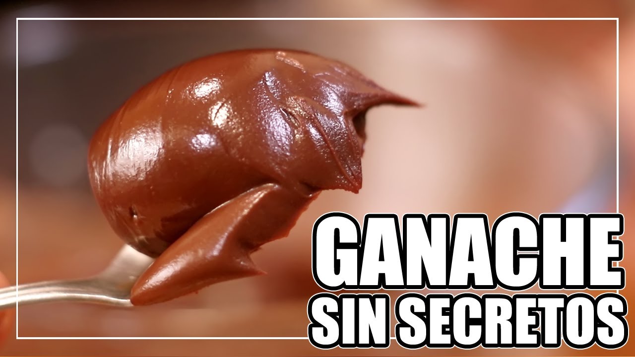 GANACHE PERFECTA Fácil |Chocolate NEGRO y BLANCO