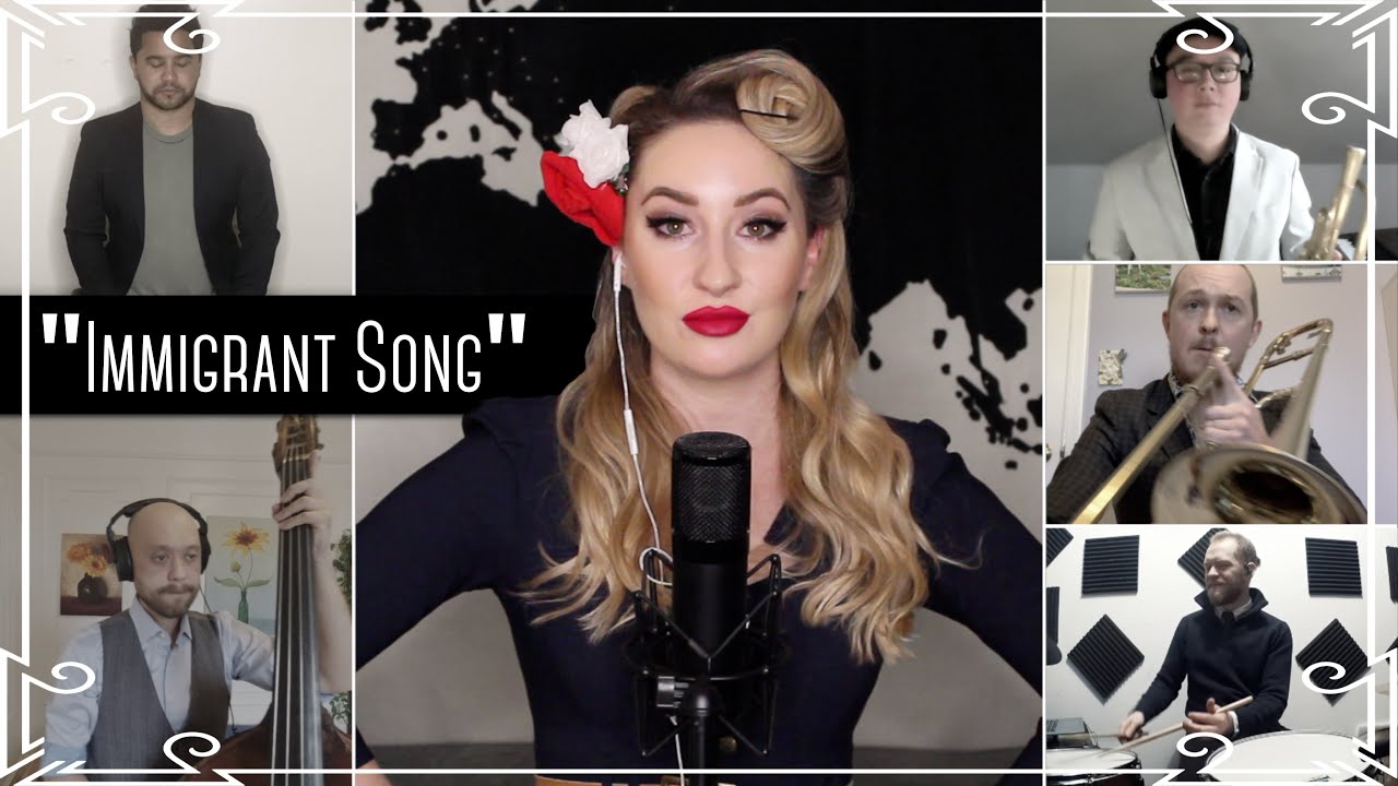“Immigrant Song” (Led Zeppelin) 1940s Swing Cover by Robyn Adele Anderson
