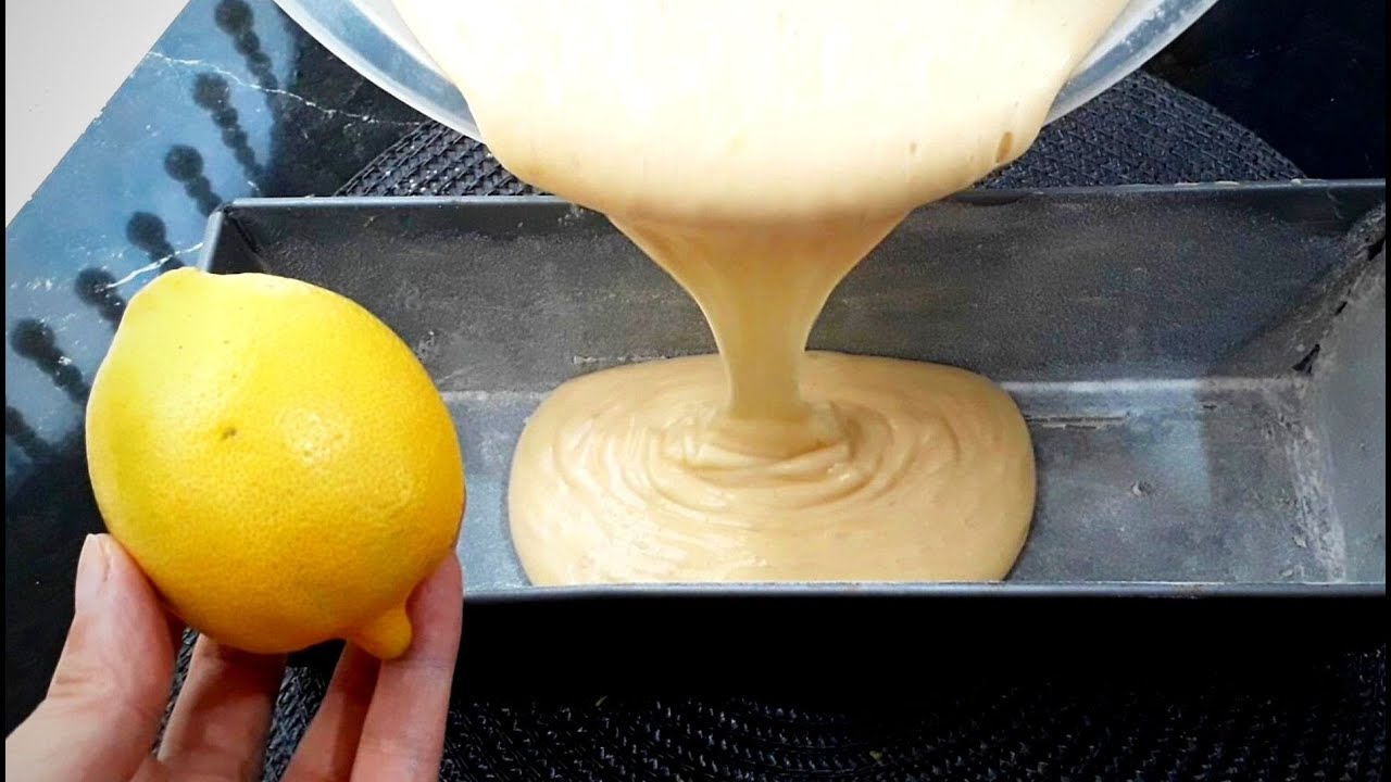 HOE MAAK JE  EEN GEWELDIGE ZACHTE CAKE MET 1 CITROEN EN WATER??