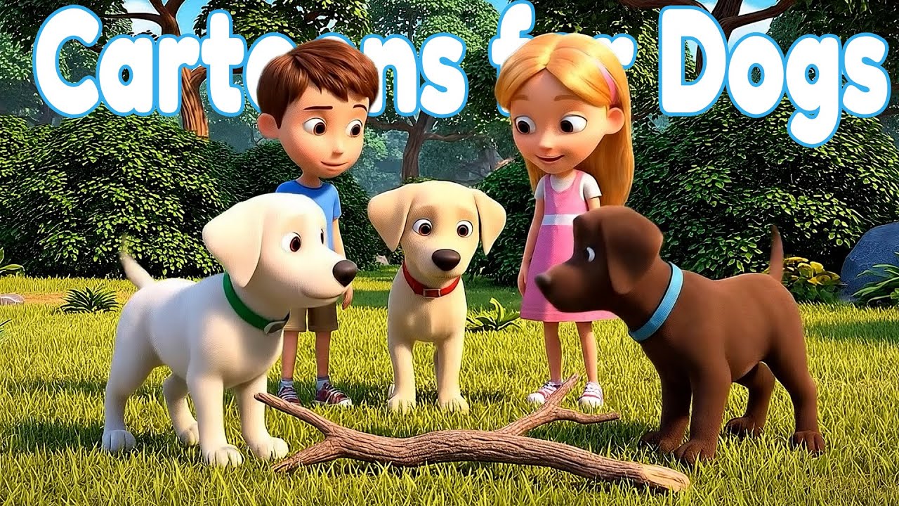 Cartoons for Dogs to Watch 🐶 | Dog TV Animation to Help Dogs Stay Calm & Happy 🐾 Music for Dogs