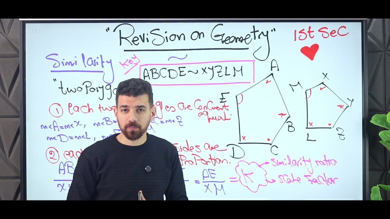 revision & summary on geometry 1st seconary -1st trem-