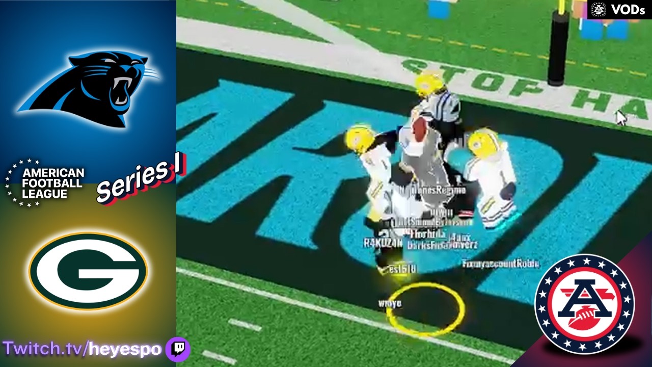 Green Bay Packers Vs. Carolina Panthers  |  AFL S33  |  Series I