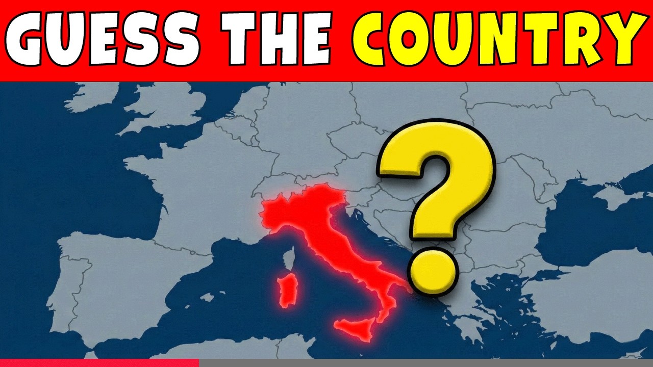 Can You Guess The Country From The Map? 🧠 Geography Test Quiz
