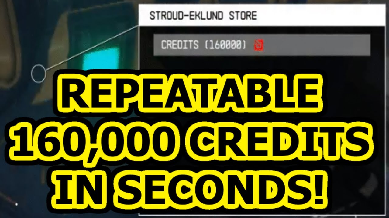 Starfield Credit Glitch - 160,000 Credit Chest In Seconds!