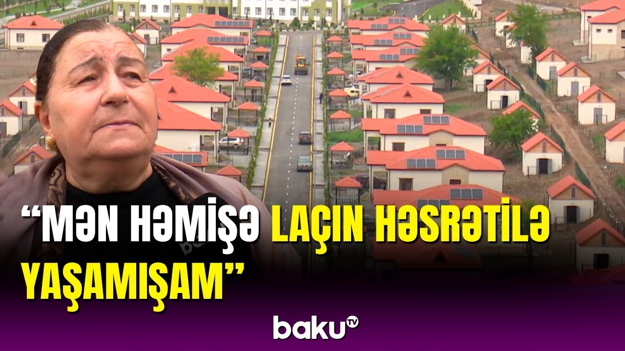 Laçının Sus kəndinə köçən ailələr sevinclərini Baku TV ilə bölüşdülər