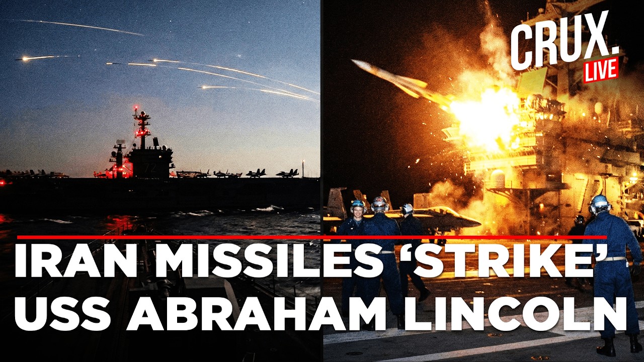Live | Iran Launches Missiles On USS Abraham Lincoln In Escalation Against US, Israel | Trump | Crux