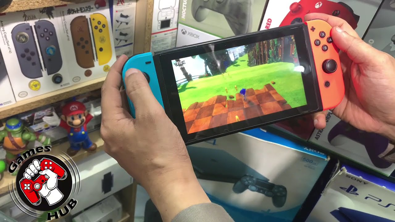 Nintendo switch v2 (pre owned) experience the Sonic frontier