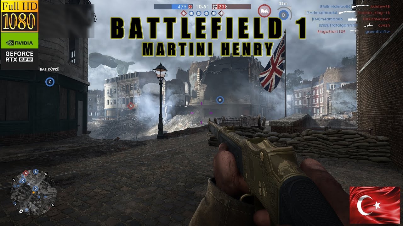 Türk Martinici Battlefield 1 Türkçe
