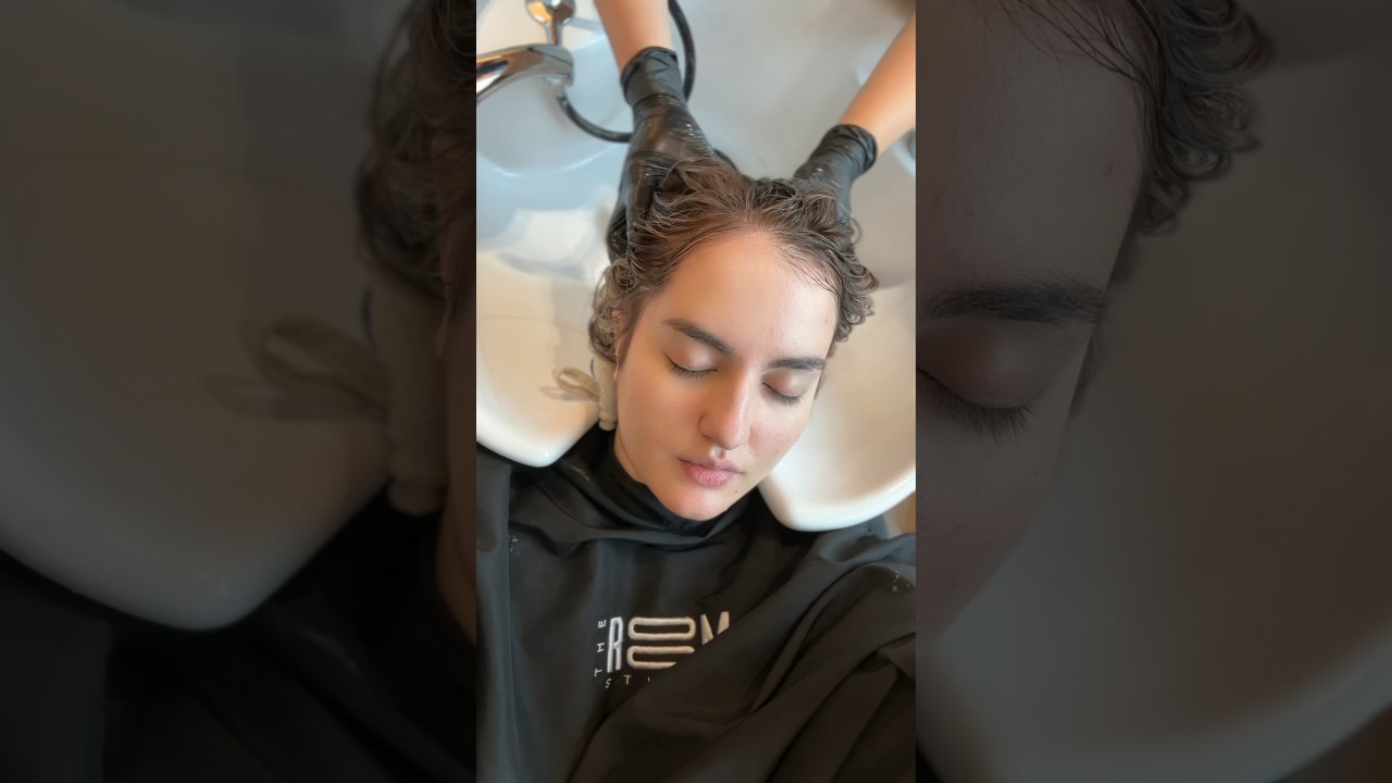 MASAJE Y TRATAMIENTO CAPILAR 😴🤤 #asmr #asmrespa&ntilde;ol #viral #shortsvideo #shortsclip #relaxing