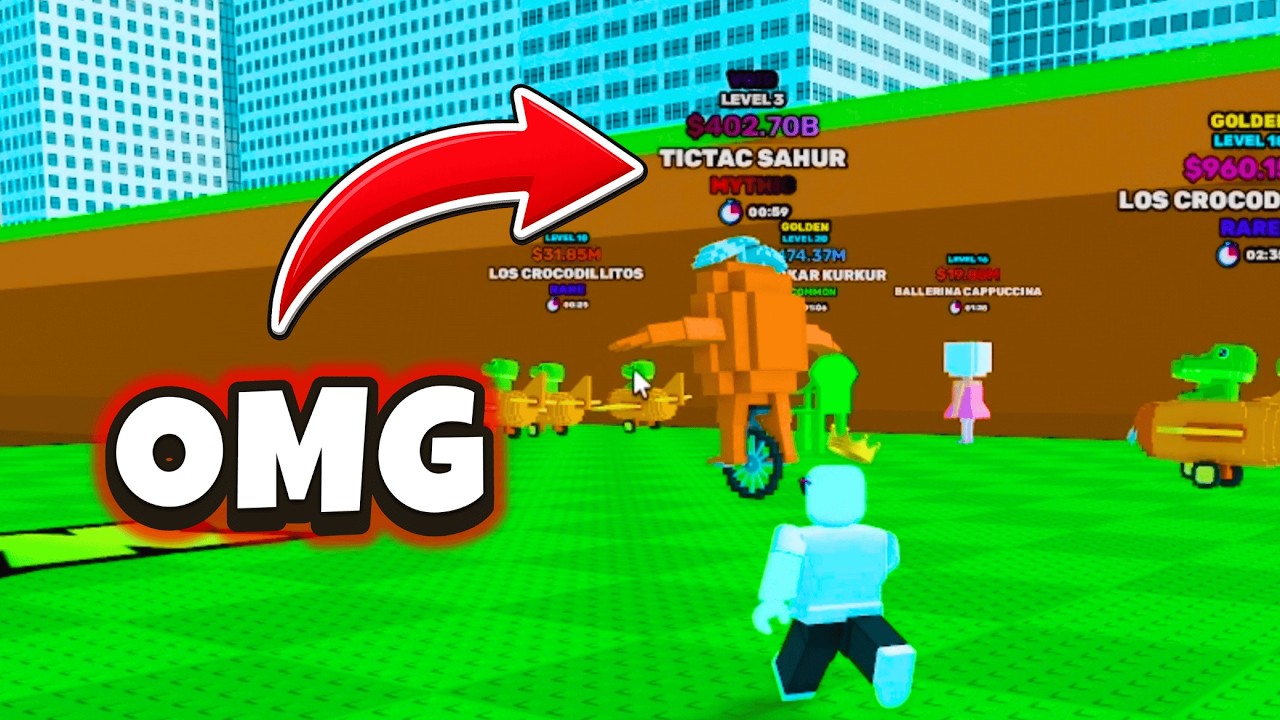 going NOOB to MAX in Swing Obby for Brainrots!