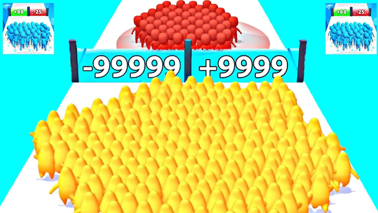 Count Masters - Level Up Stickman (Satisfying Asmr Gameplay Mobile, Math Count Running 3D)