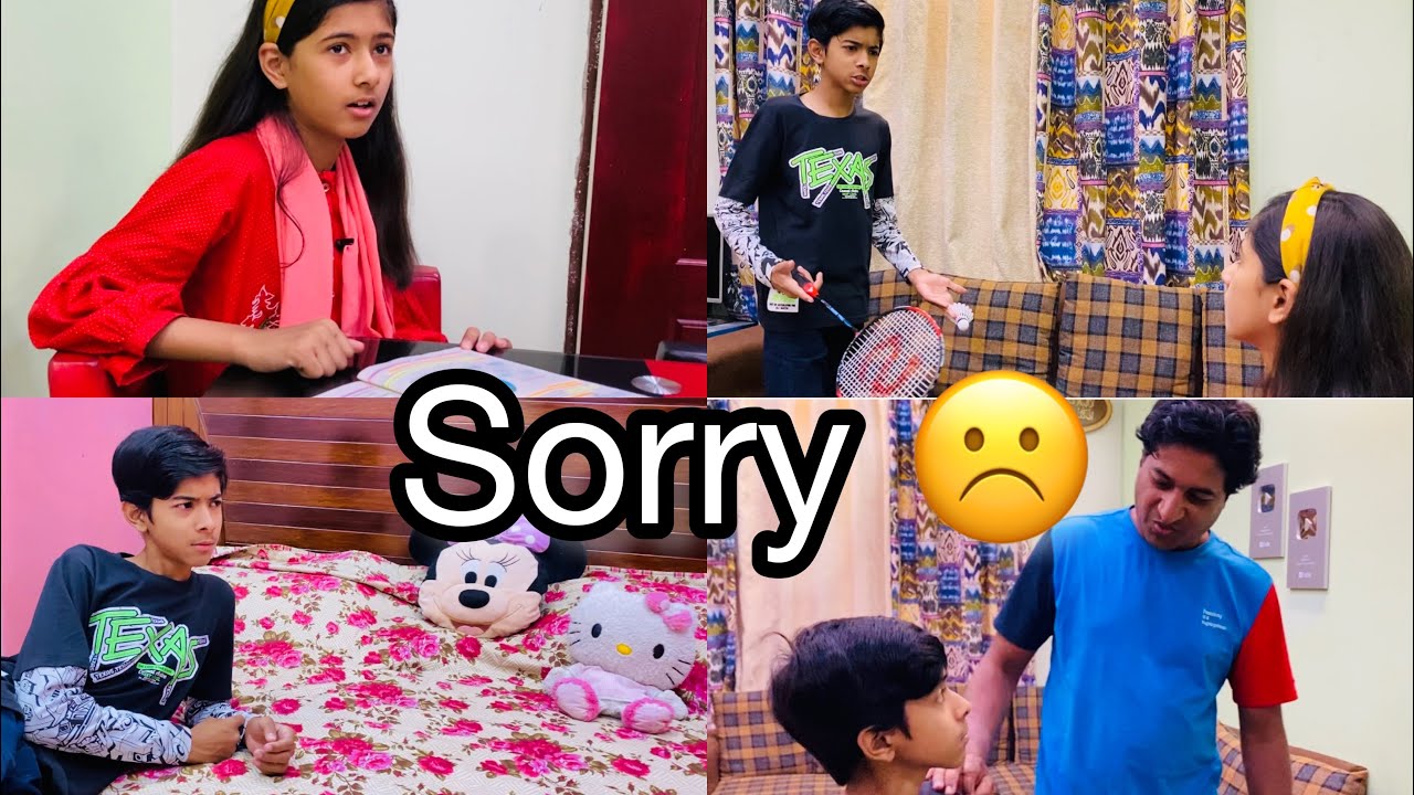 Sorry 😞 || Bhai behan ka Pyaar 🥰 || Motivation @asadullahandmehru