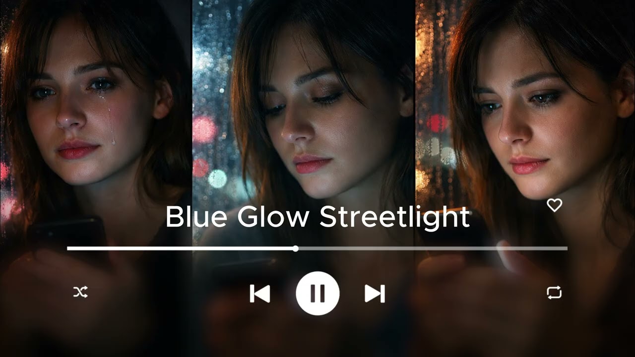 Blue Glow Streetlight | Sad Song | Lonely Vibe