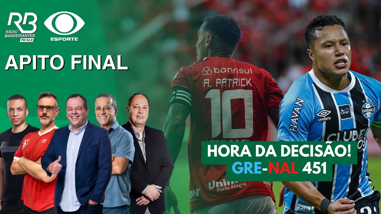 HORA DO GRE-NAL DA DECISÃO! | QUEM LEVA O TÍTULO DO GAUCHÃO 2026? | Apito Final (06/03/26)