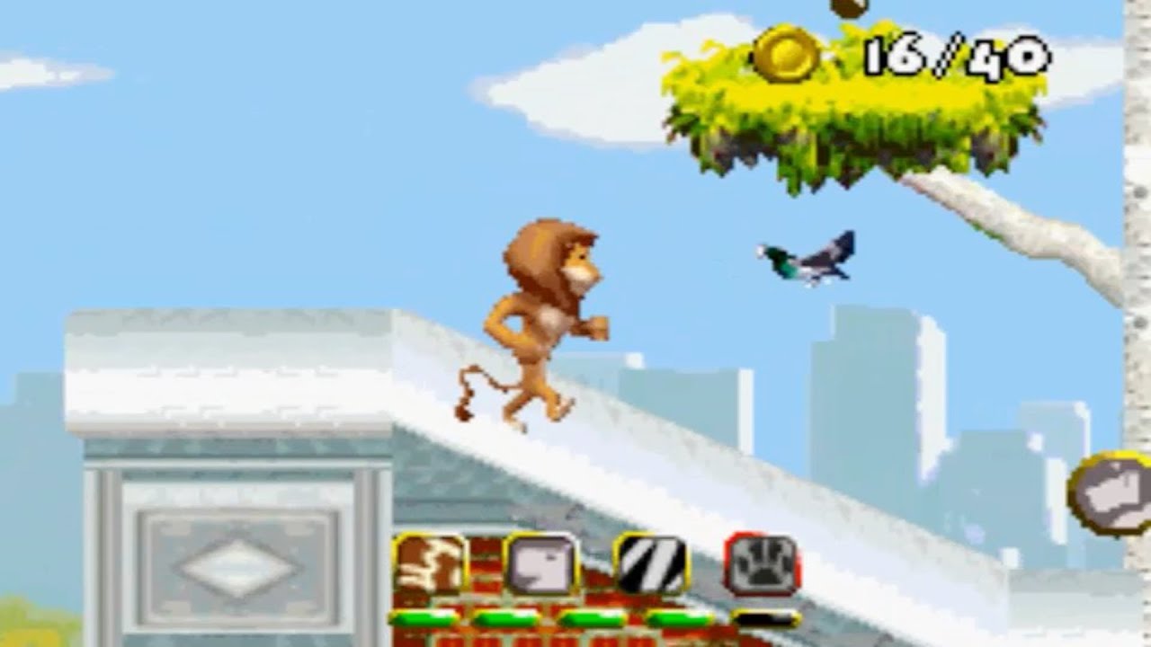 Madagascar (Gameboy Advance Gameplay)