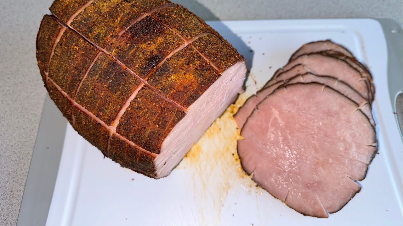 Smoked Ham In the Pit Boss Pellet Smoker