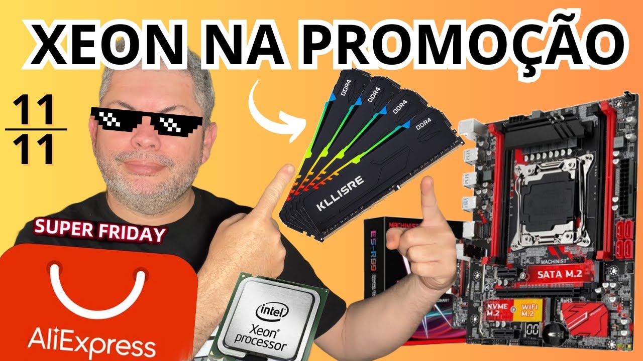 Promoções do Aliexpress SSD kit Xeon e placa X99 baratos!