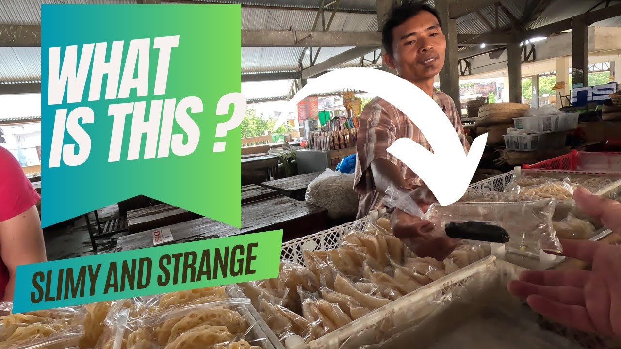 Walking through a market in the old capital of Bali, Singaraja