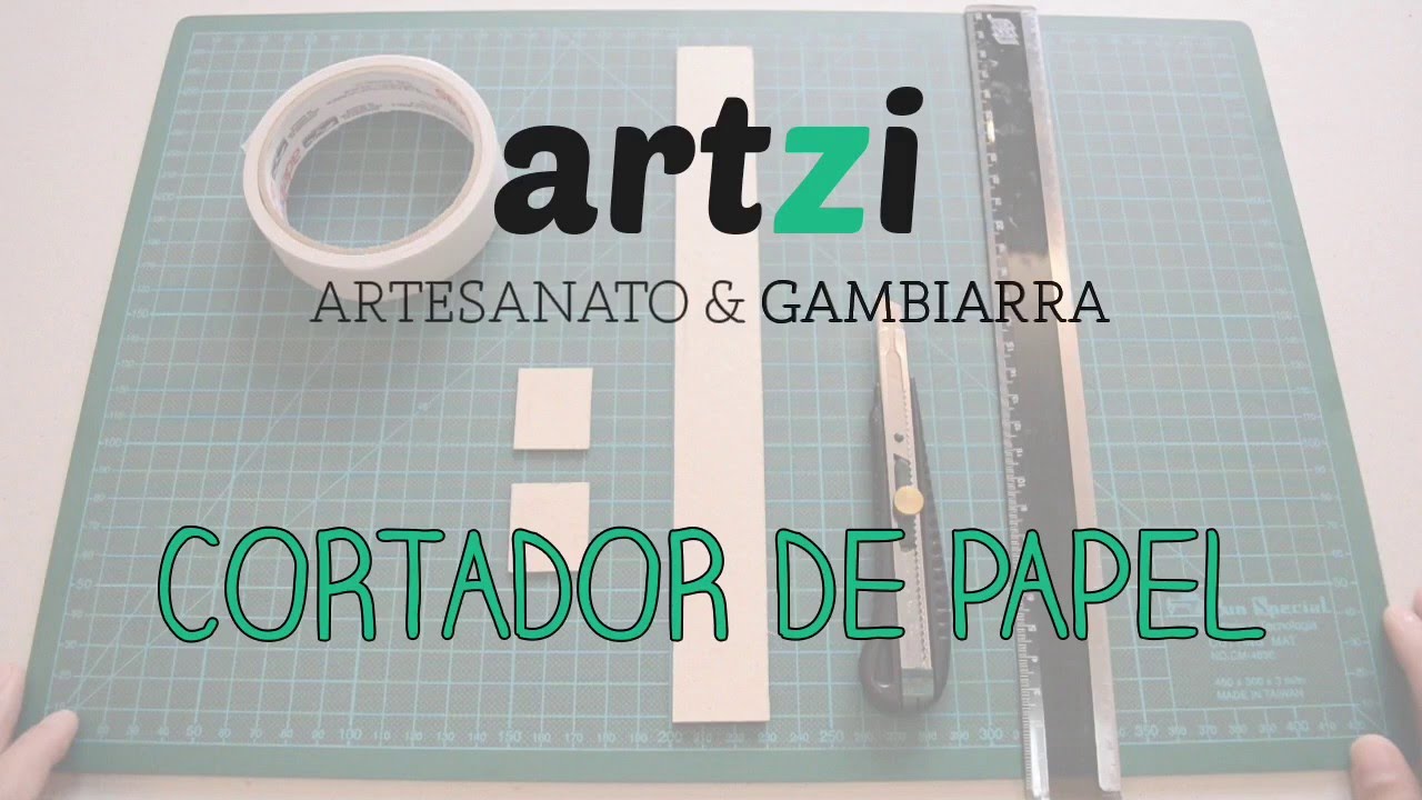 Como Cortar Papel de forma Rápida e Prática (sem guilhotina)
